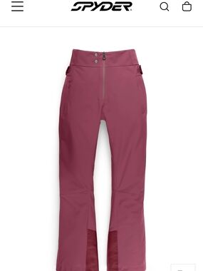Spyder Women's Ski Pants in Dusty Rose